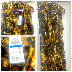 Animal Print Dress for a dressy occasion. A beautiful dress it just fit me big.
